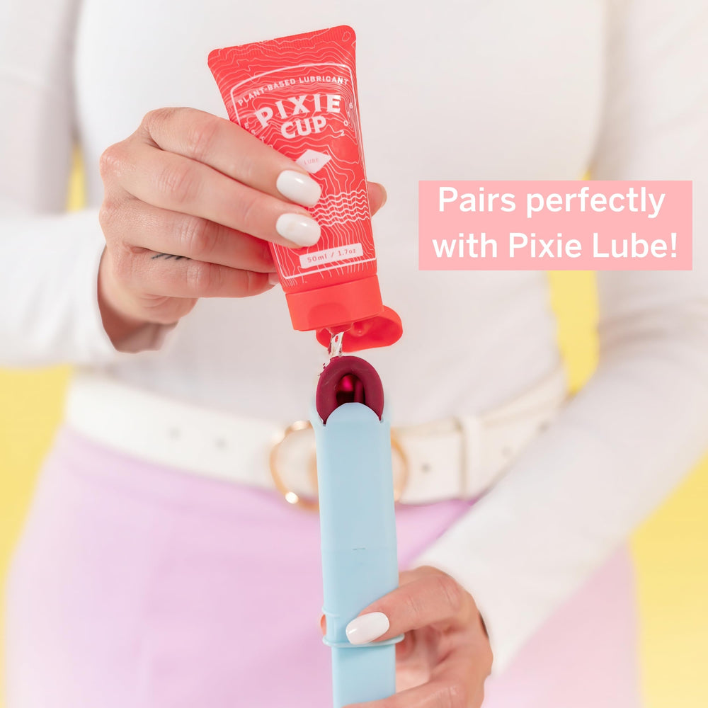 Pixie Cup disc not included indicator clarifies product contents