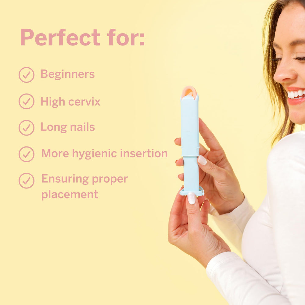 Pixie Cup disc removal mimics tampon technique for familiarity.