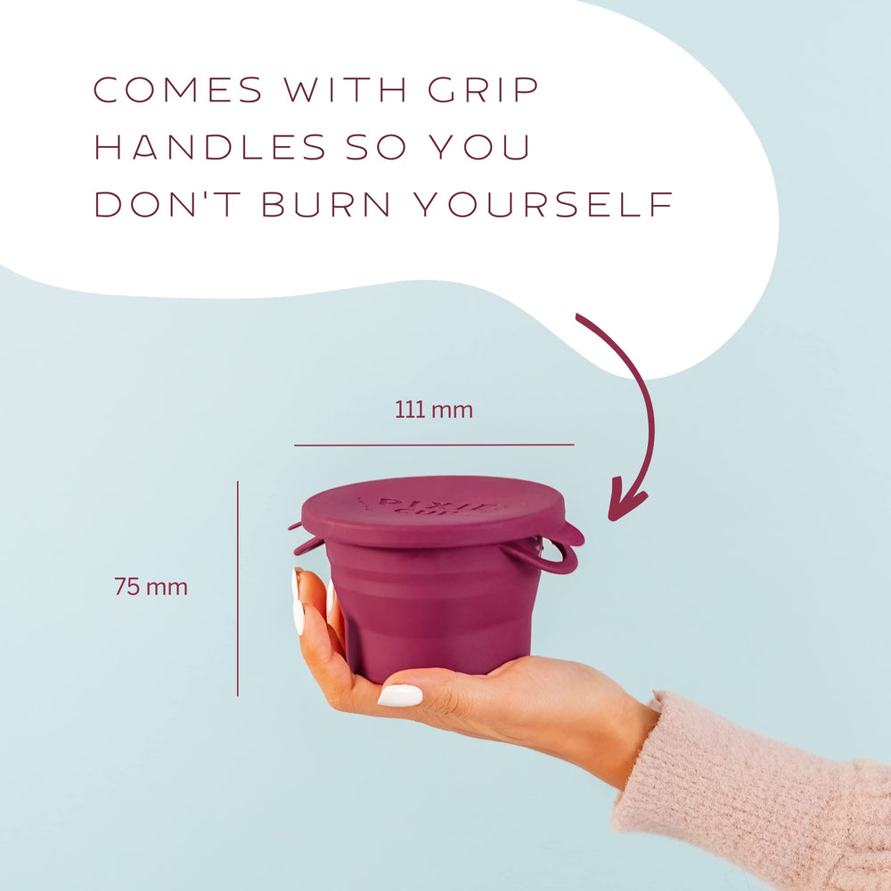 Pixie Cup dorm hygiene solution supports convenient, sanitary on-site cup care.