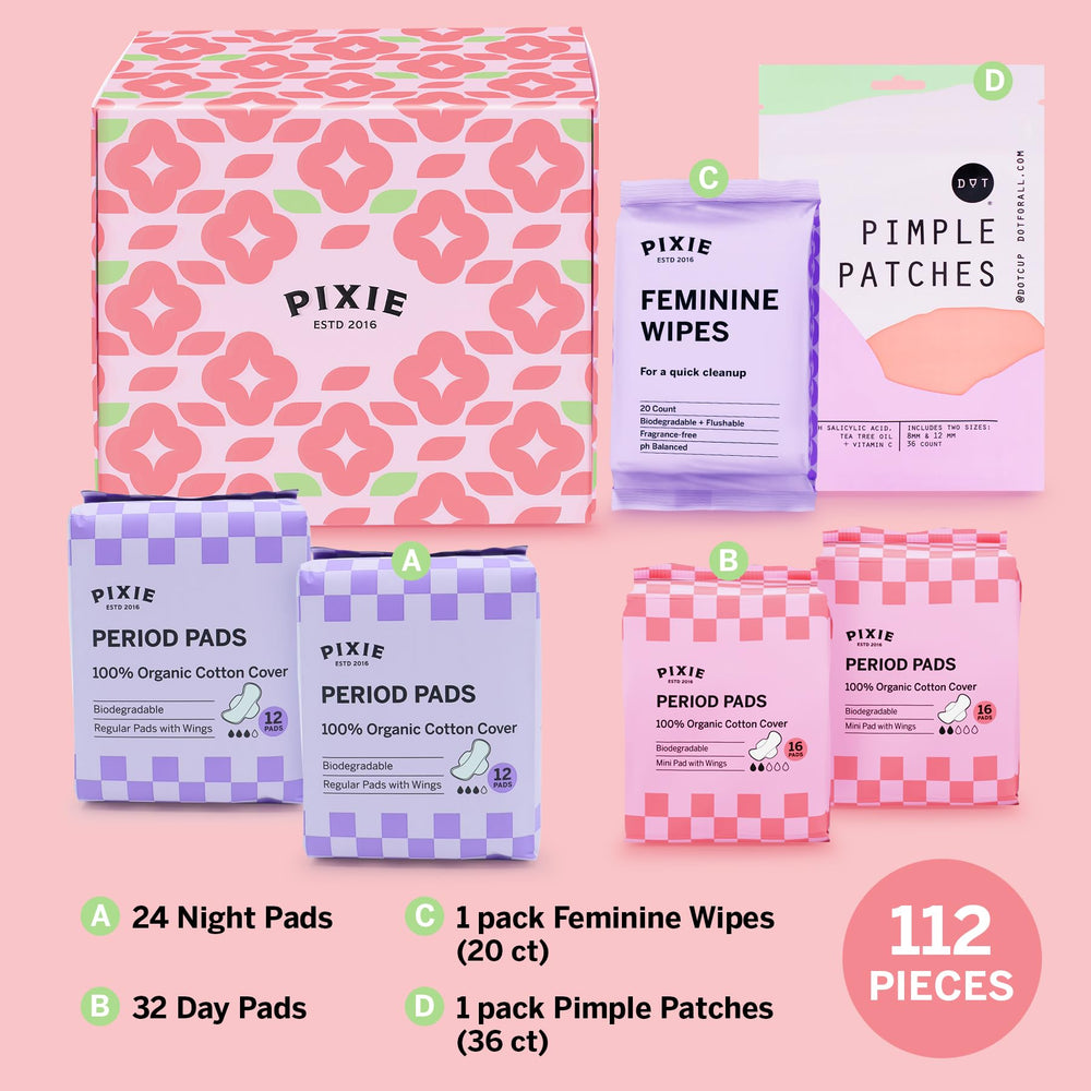Pixie Cup dot patches for discreet blemish care.