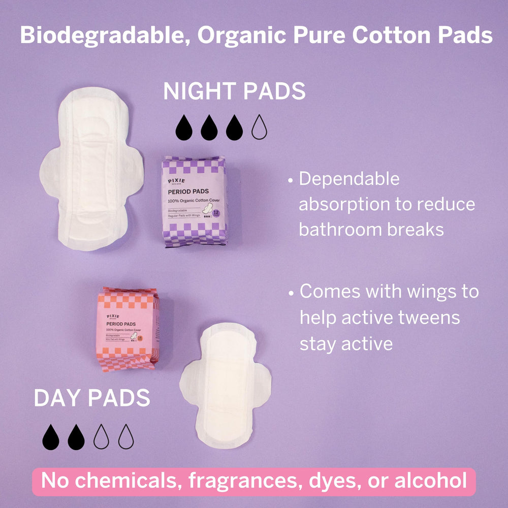 Pixie Cup feminine wipes for gentle cleansing on sensitive skin.