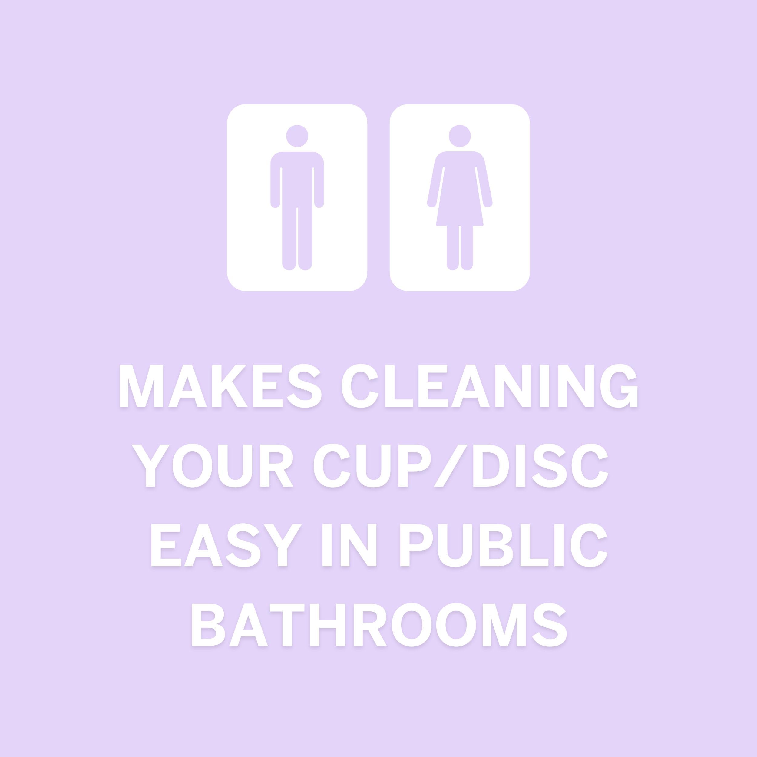 Pixie Cup biodegradable flushable icon on wrapper.