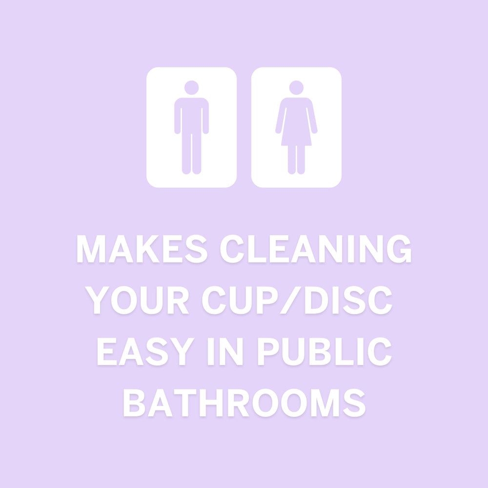 Pixie Cup biodegradable flushable icon on wrapper.