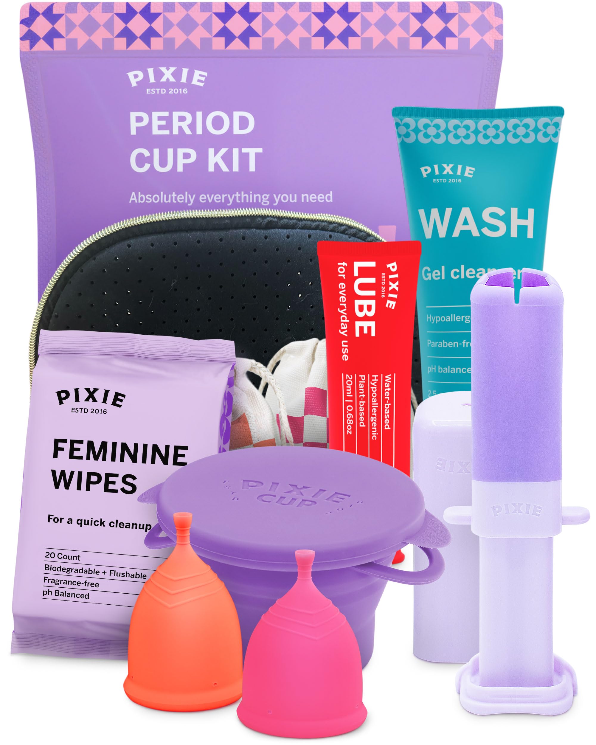 Pixie Cup kit all-inclusive unboxing shows complete starter set for beginners