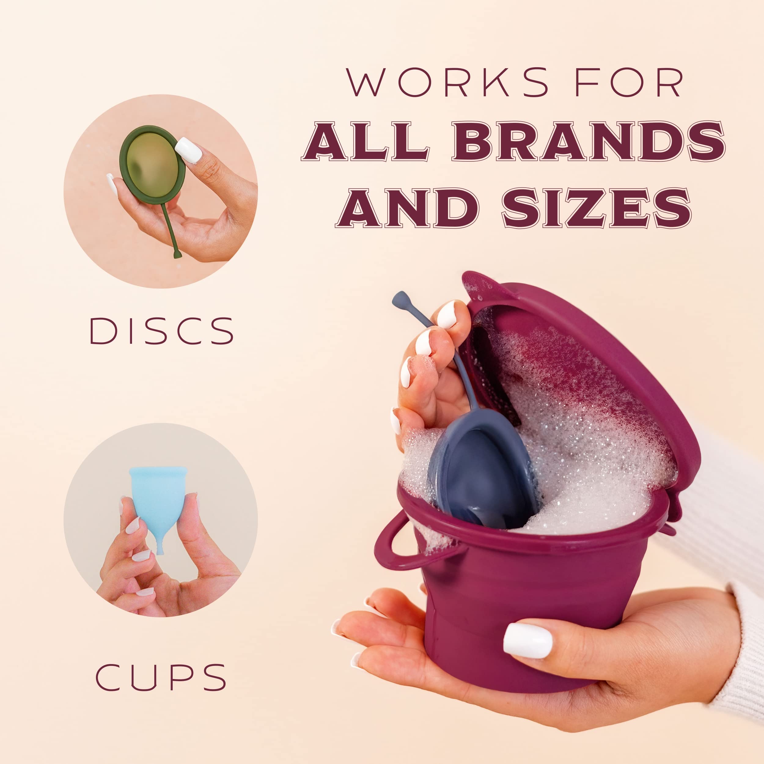 Pixie Cup microwaveable sterilizer for quick sanitation without stovetop boiling.