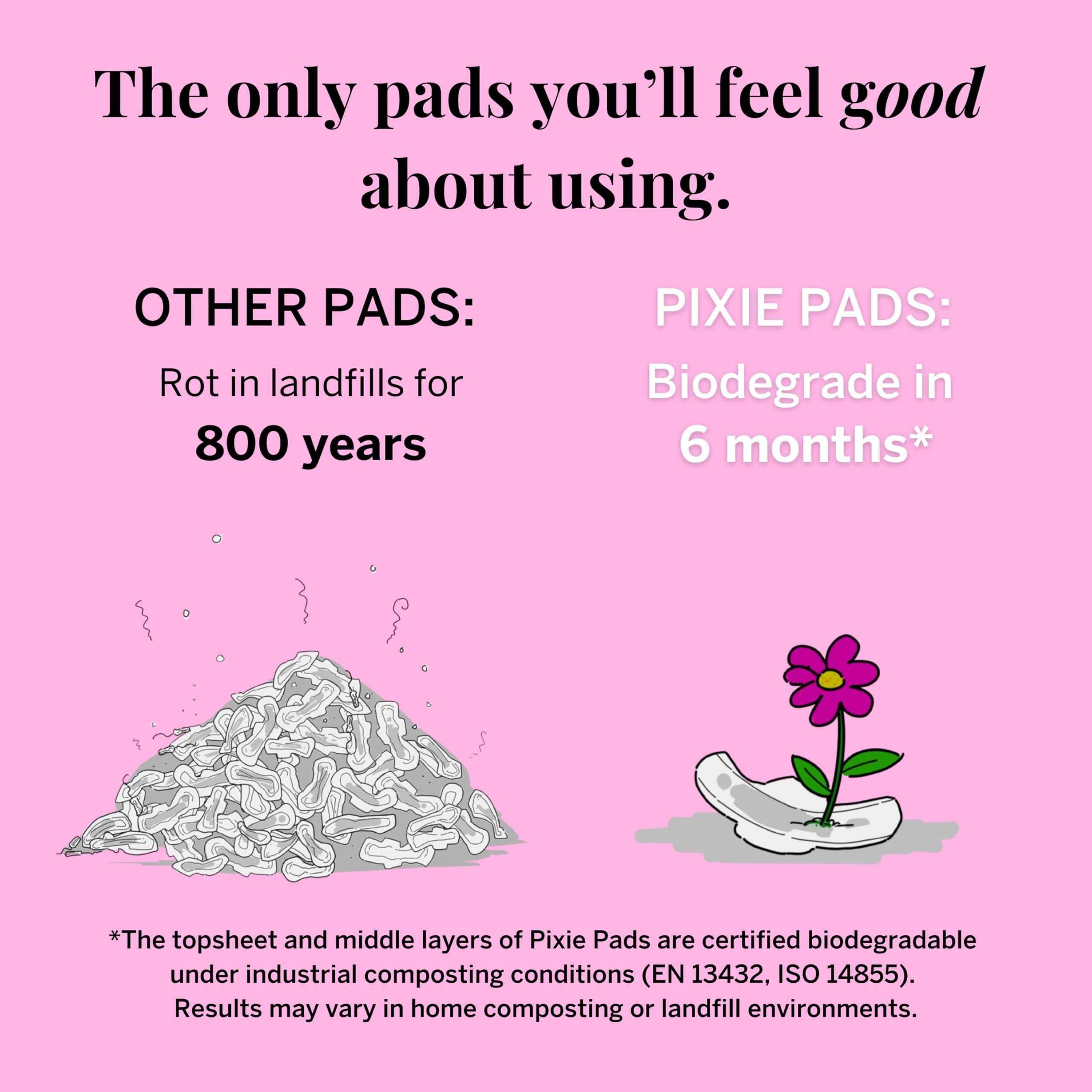 Pixie Cup teens using mini pad for gentle daily protection.