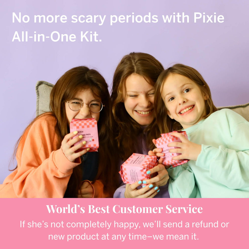 Pixie Cup travel-friendly kit for school days and activities.