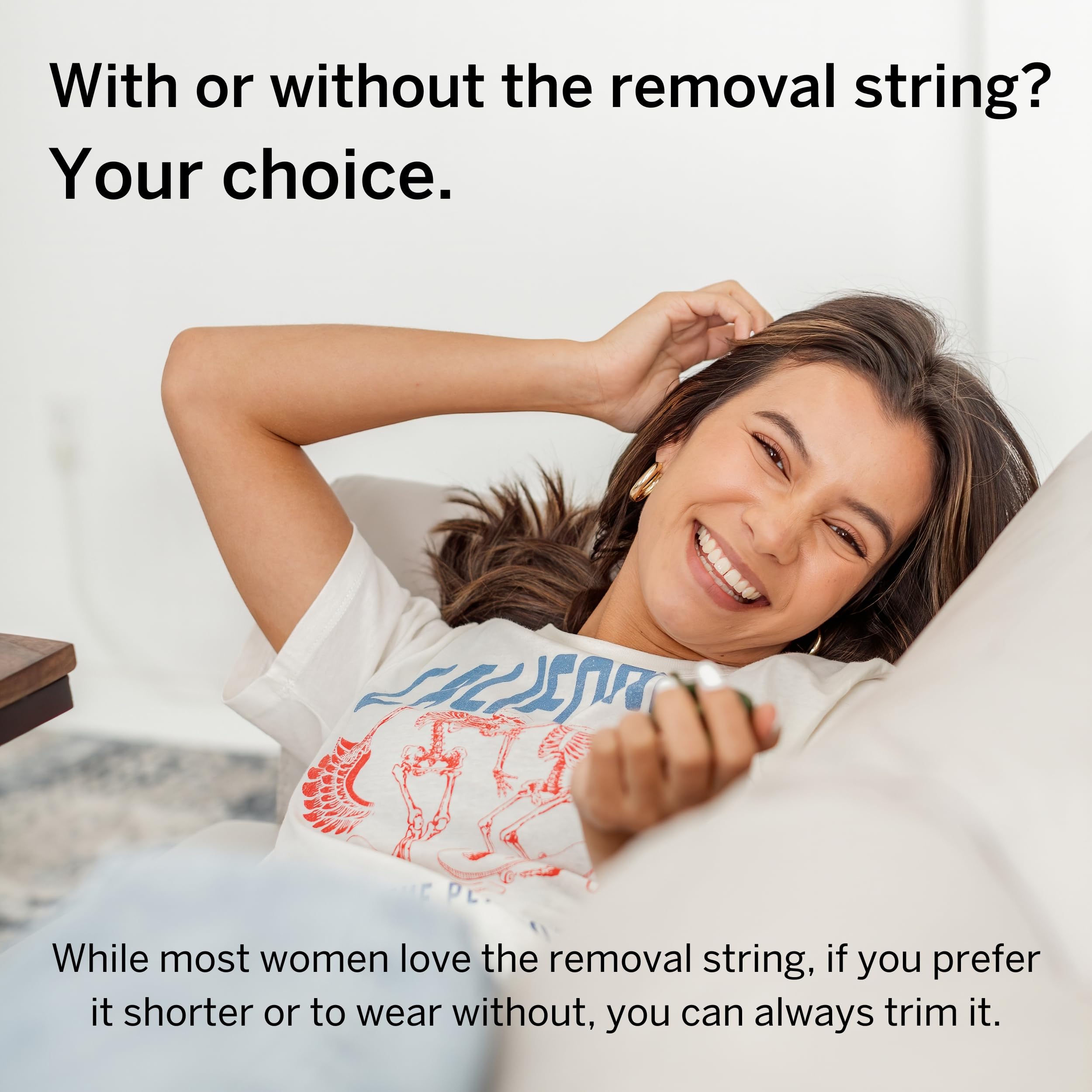Pixie Cup can be worn up to 12 hours for extended comfort.