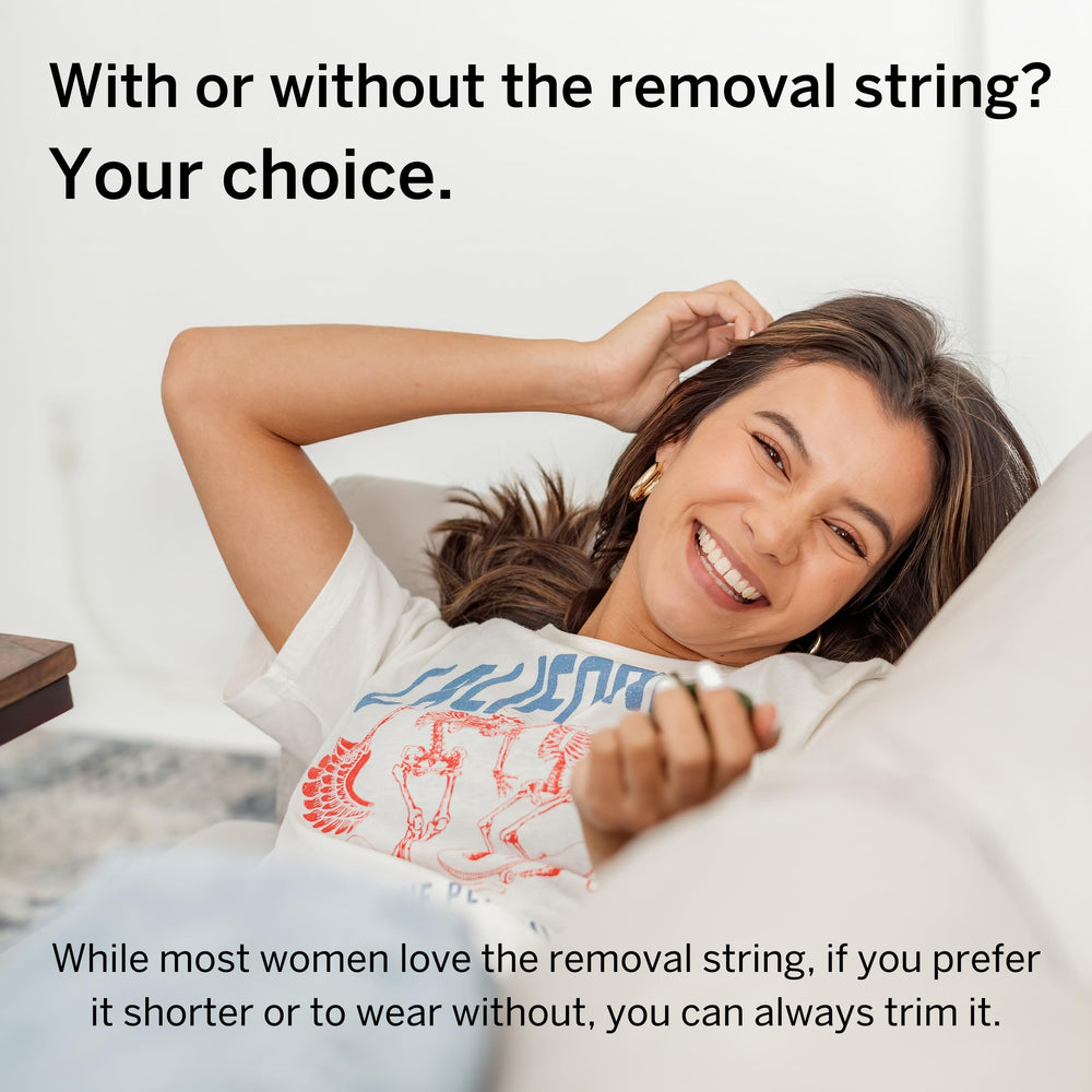 Pixie Cup can be worn up to 12 hours for extended comfort.