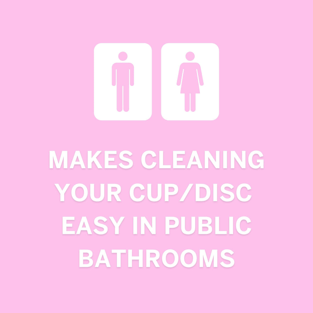Pixie Cup Wipes pack back showing vegan, hypoallergenic formula ideal for sensitive users