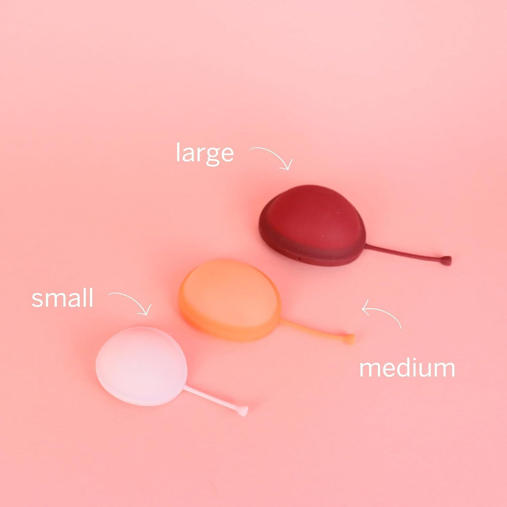 Pixie Disc medical-grade silicone close-up shows safe material.