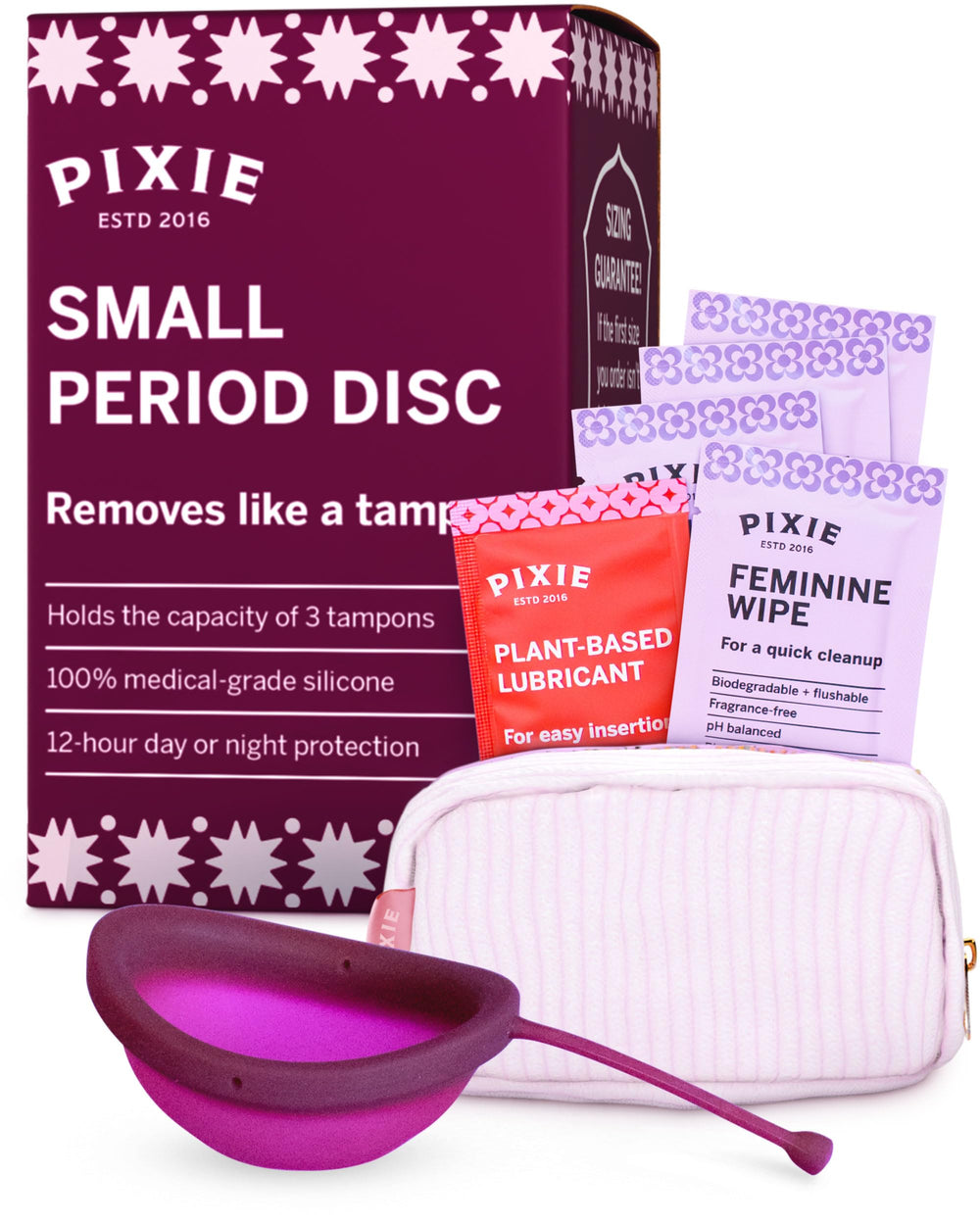 Pixie Disc silicone close-up highlighting material quality for comfort.