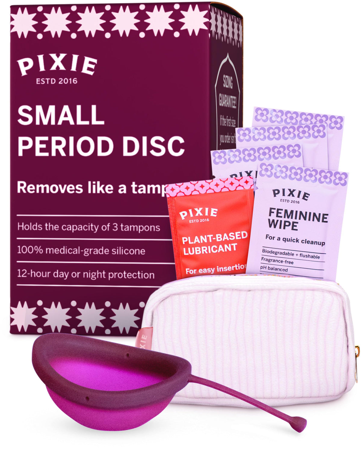 Pixie Disc silicone close-up highlighting material quality for comfort.
