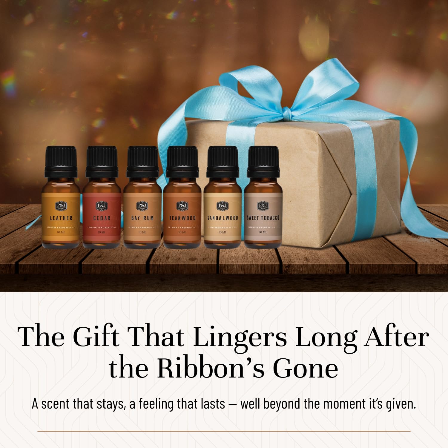 P&J Trading amber dropper bottle for easy, mess-free scent use.