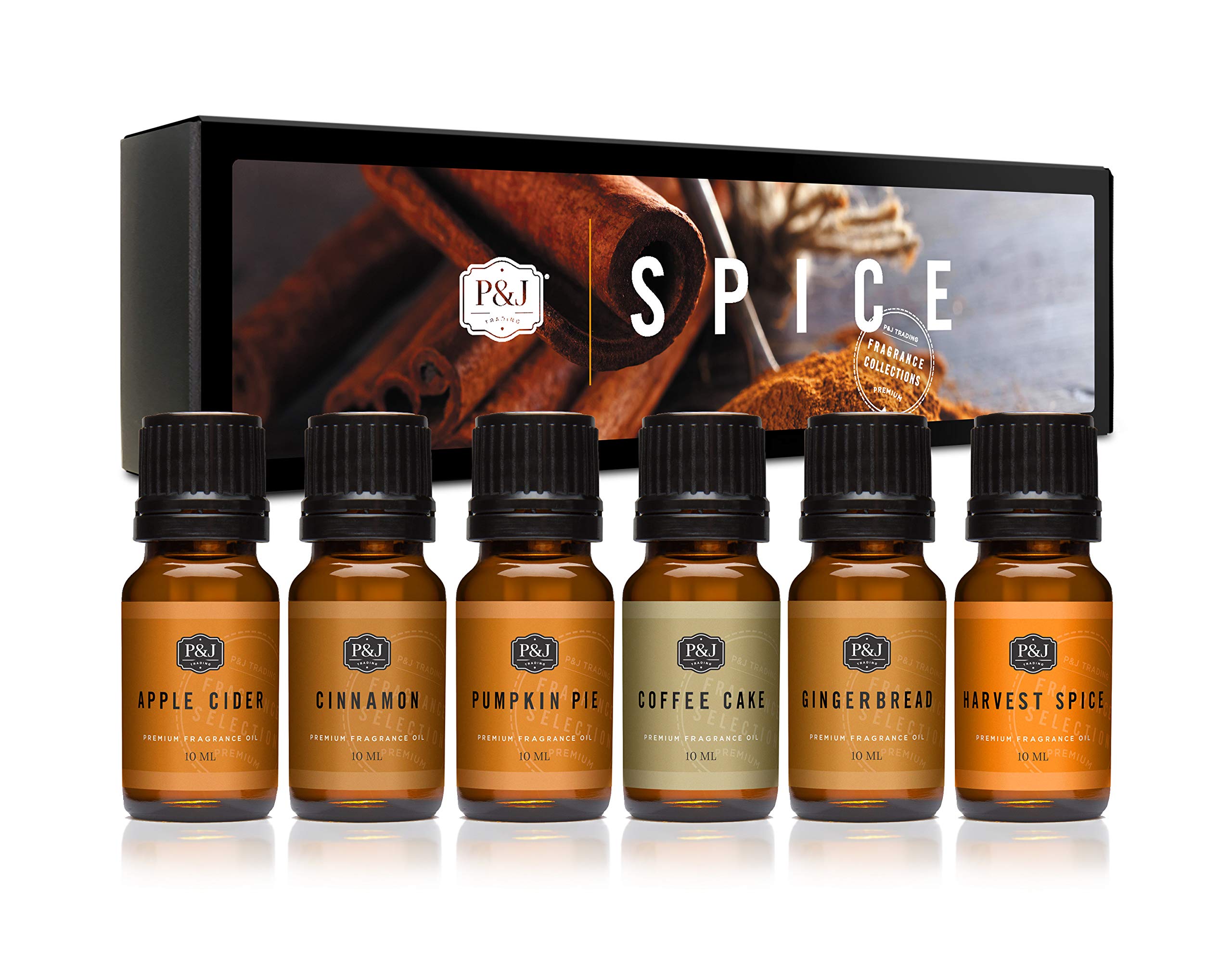 P&J Trading fragrance oil spice set cinnamon bottle with warm aroma for candles