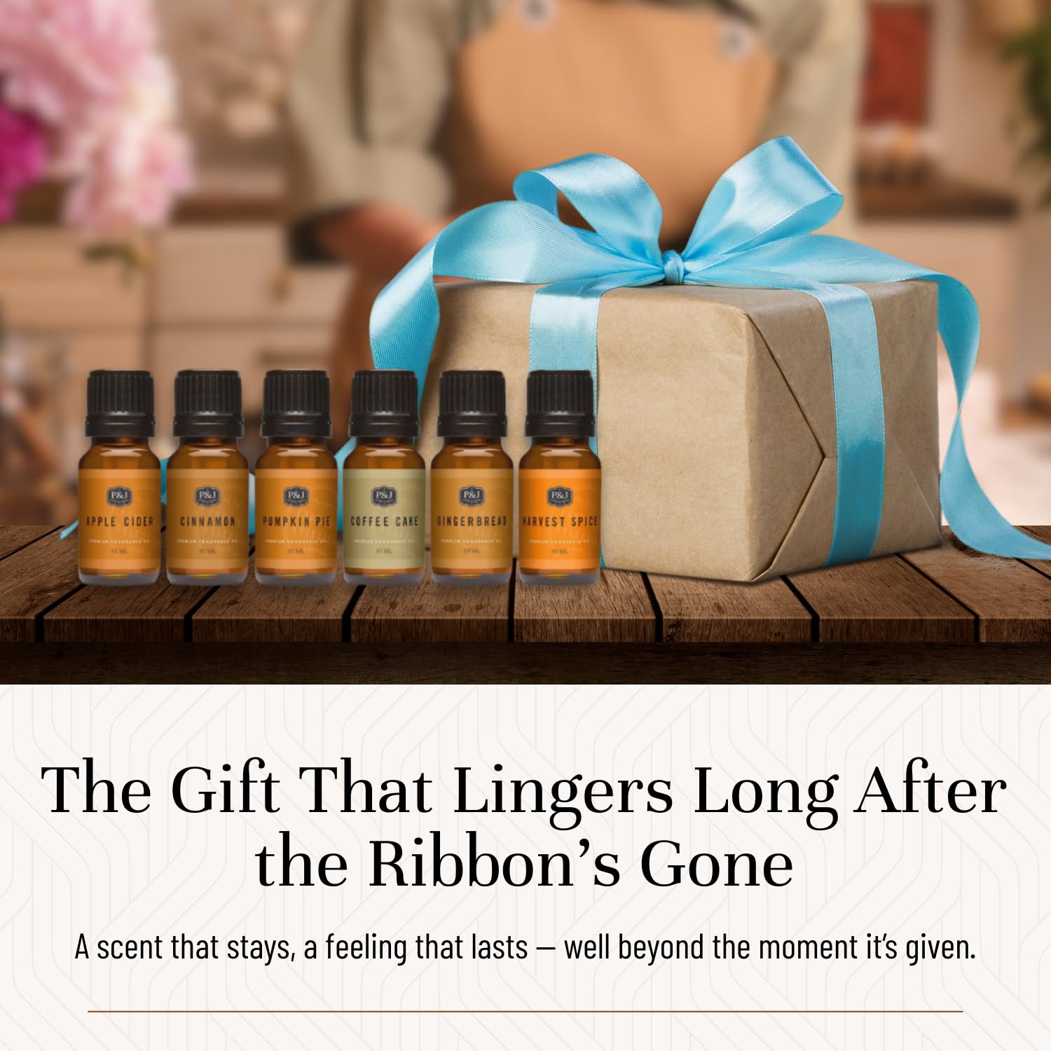 P&J Trading fragrance oil spice set pumpkin pie bottle warm autumn fragrance