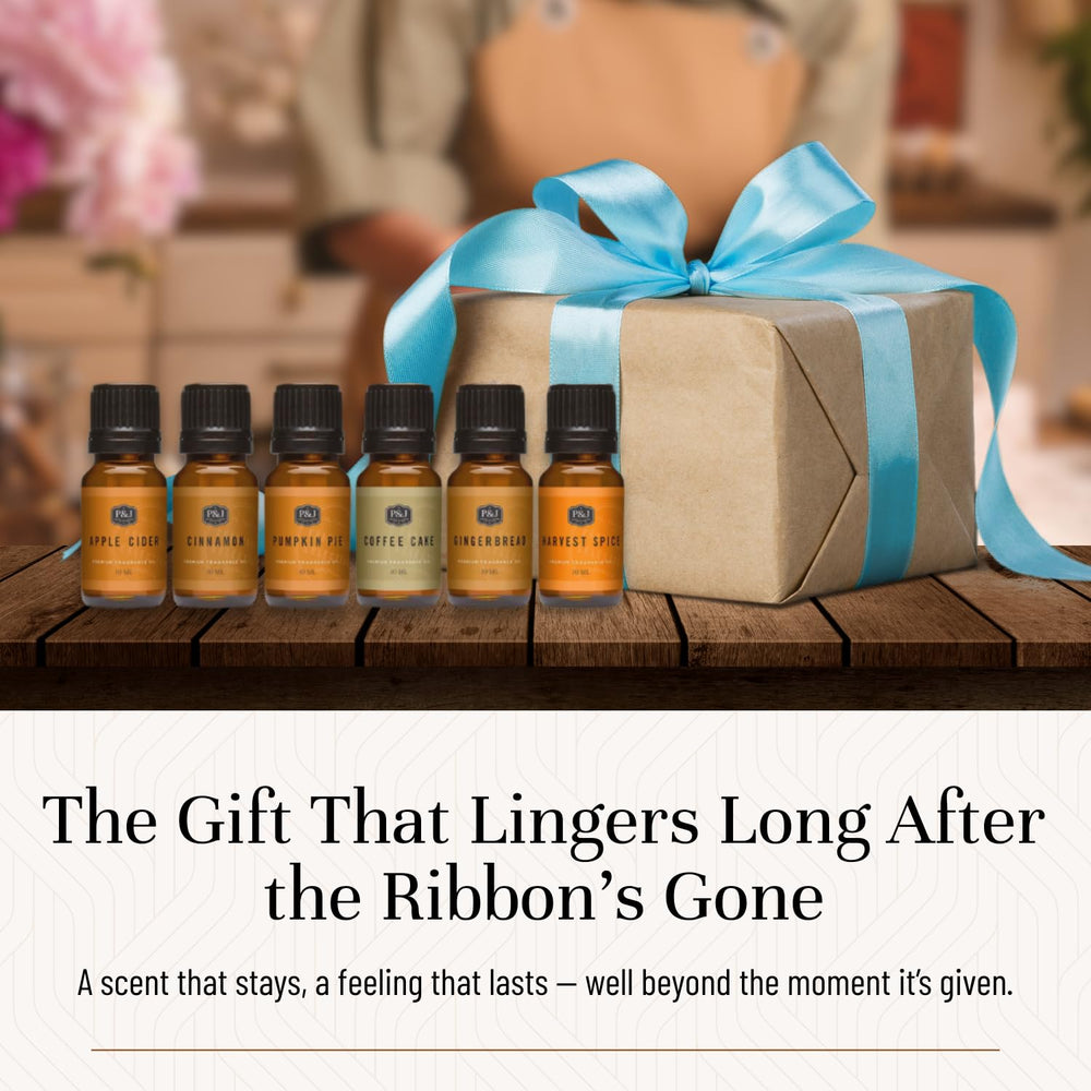 P&J Trading fragrance oil spice set pumpkin pie bottle warm autumn fragrance