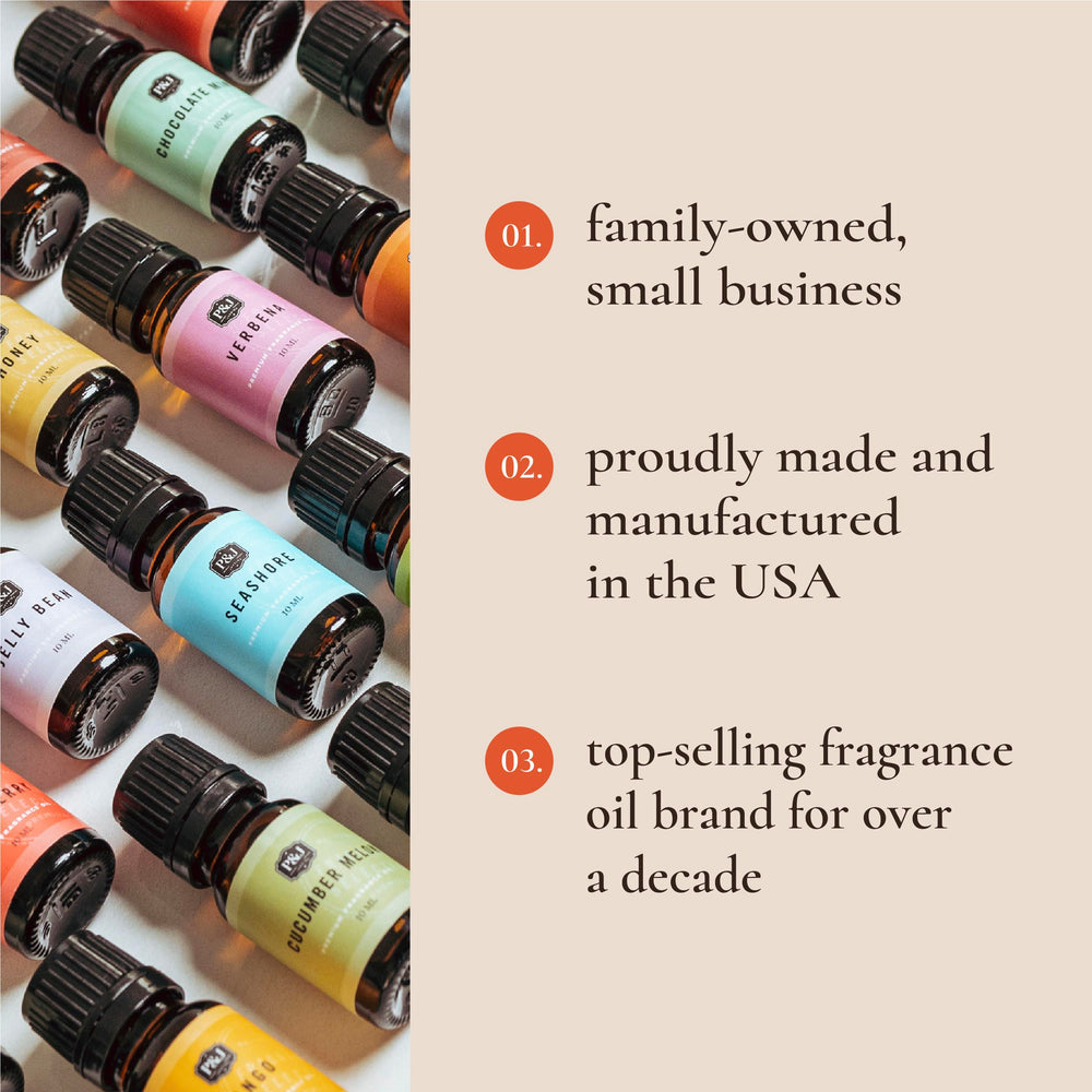 P&J Trading Cranberry bottle adds festive fragrance to diffusers and bath items.