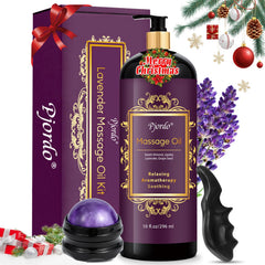 Pjordo lavender massage oil bottle for premium aromatherapy and relaxation