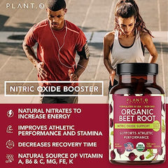 PLANT.O NUTRITION beet root tablets packaging highlights 120-tablet supply