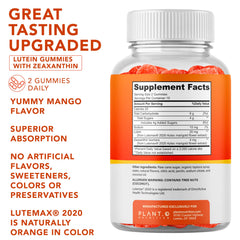 Bottle back shows vegan, gluten free formula and GMP manufacturing details.