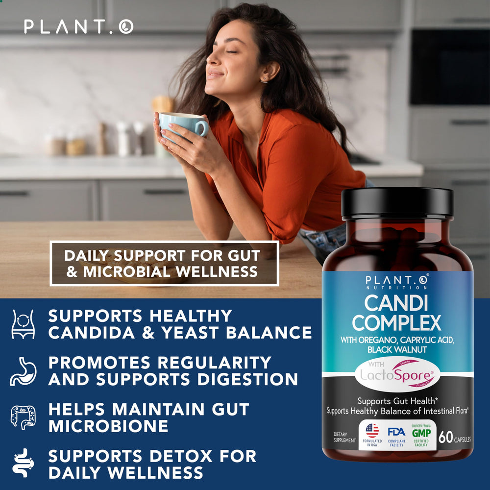 Plant.O Nutrition oregano and caprylic acid blend ingredients visual