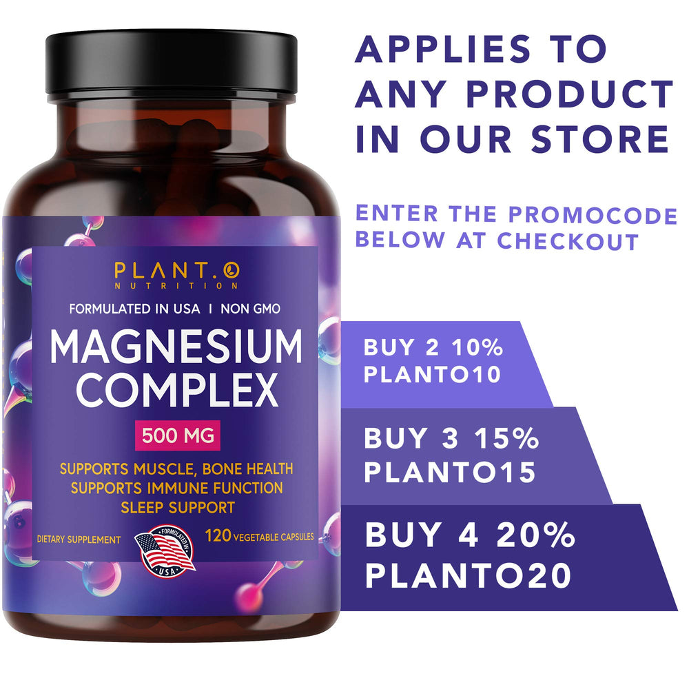 Plant.O magnesium bottle in natural setting signaling energy and balance