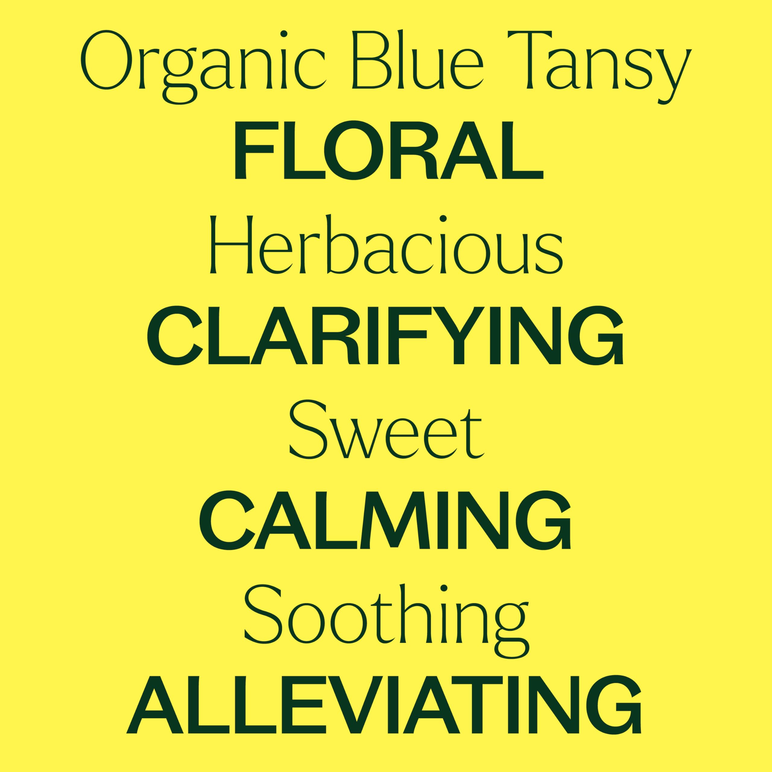 Plant Therapy Blue Tansy amber glass bottle protects potency.
