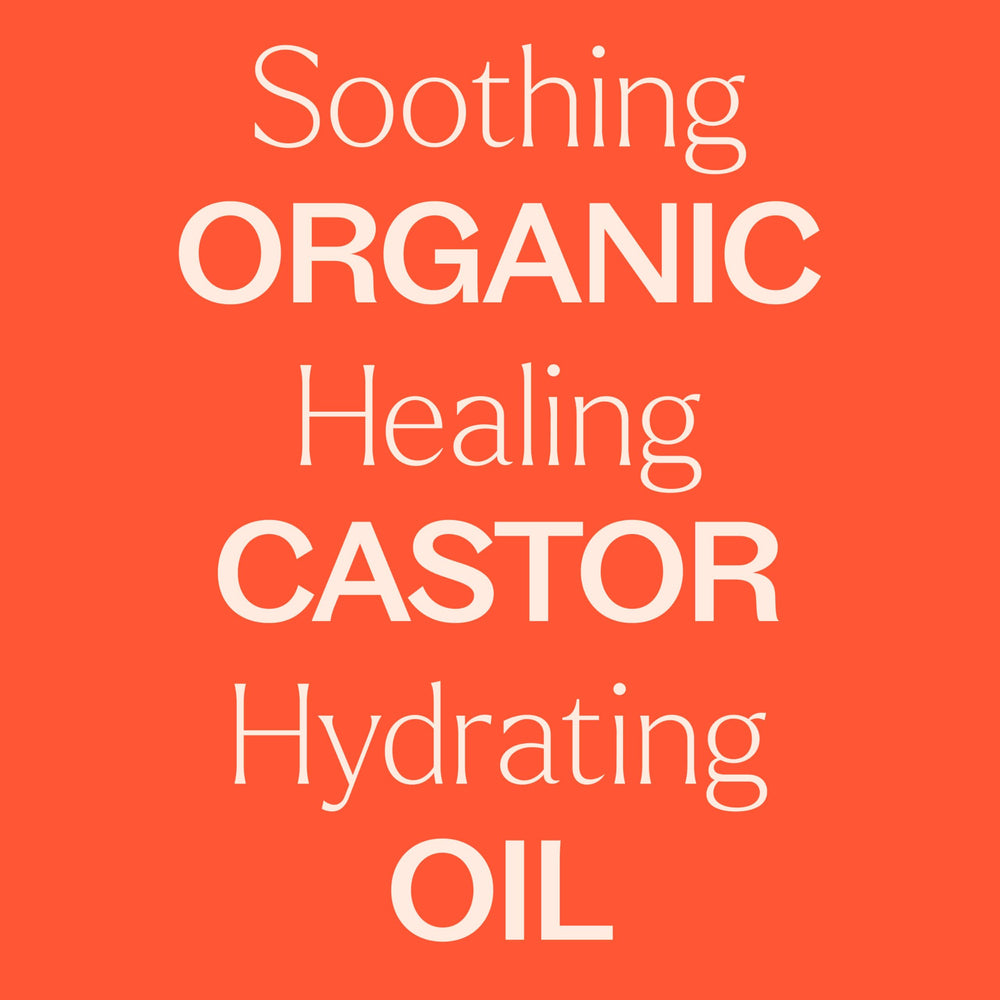 Plant Therapy Castor Oil applied to hair for moisture and shine.