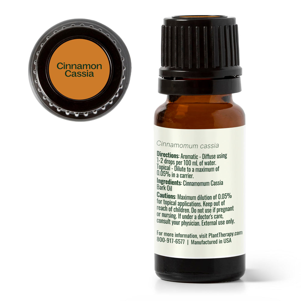 Plant Therapy Cinnamon Cassia with clove and orange diffusion trio