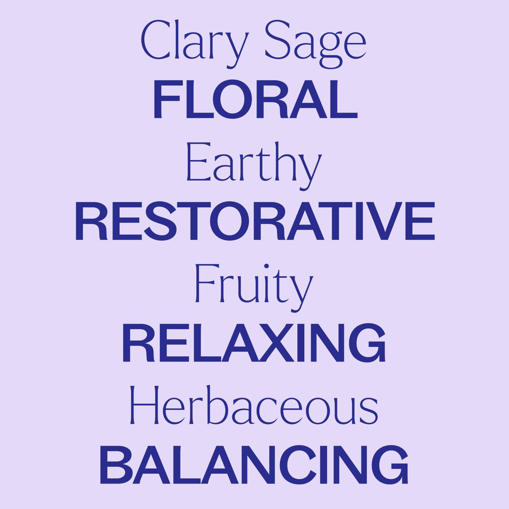Clary Sage oil supports hair, skin, and nail care when diluted
