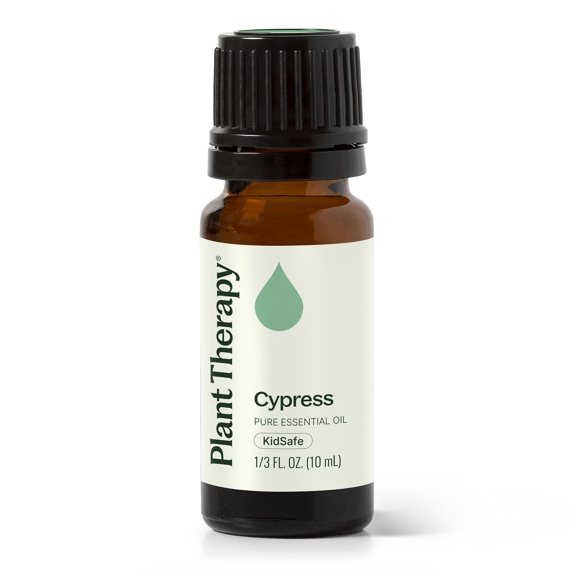 Plant Therapy Cypress Oil bottle ready for diffuser use