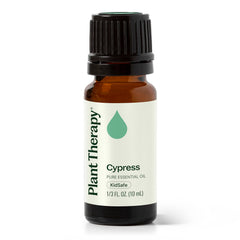 Plant Therapy Cypress Oil bottle ready for diffuser use
