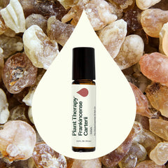 Plant Therapy Frankincense Carterii roll-on, aplicación rápida para cuidado diario de la piel.