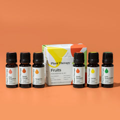 Plant Therapy Lemon essential oil bottle with crisp zest ideal for cleaning blends and diffusers