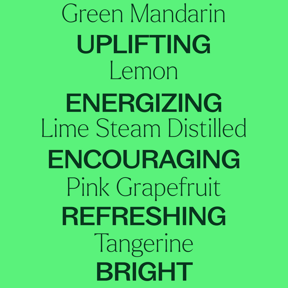 Plant Therapy Mandarin essential oil bottle offers bright citrus aroma for uplifting room fragrances