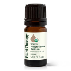 Plant Therapy Helichrysum Italicum oil bottle for diffuse aromatherapy.