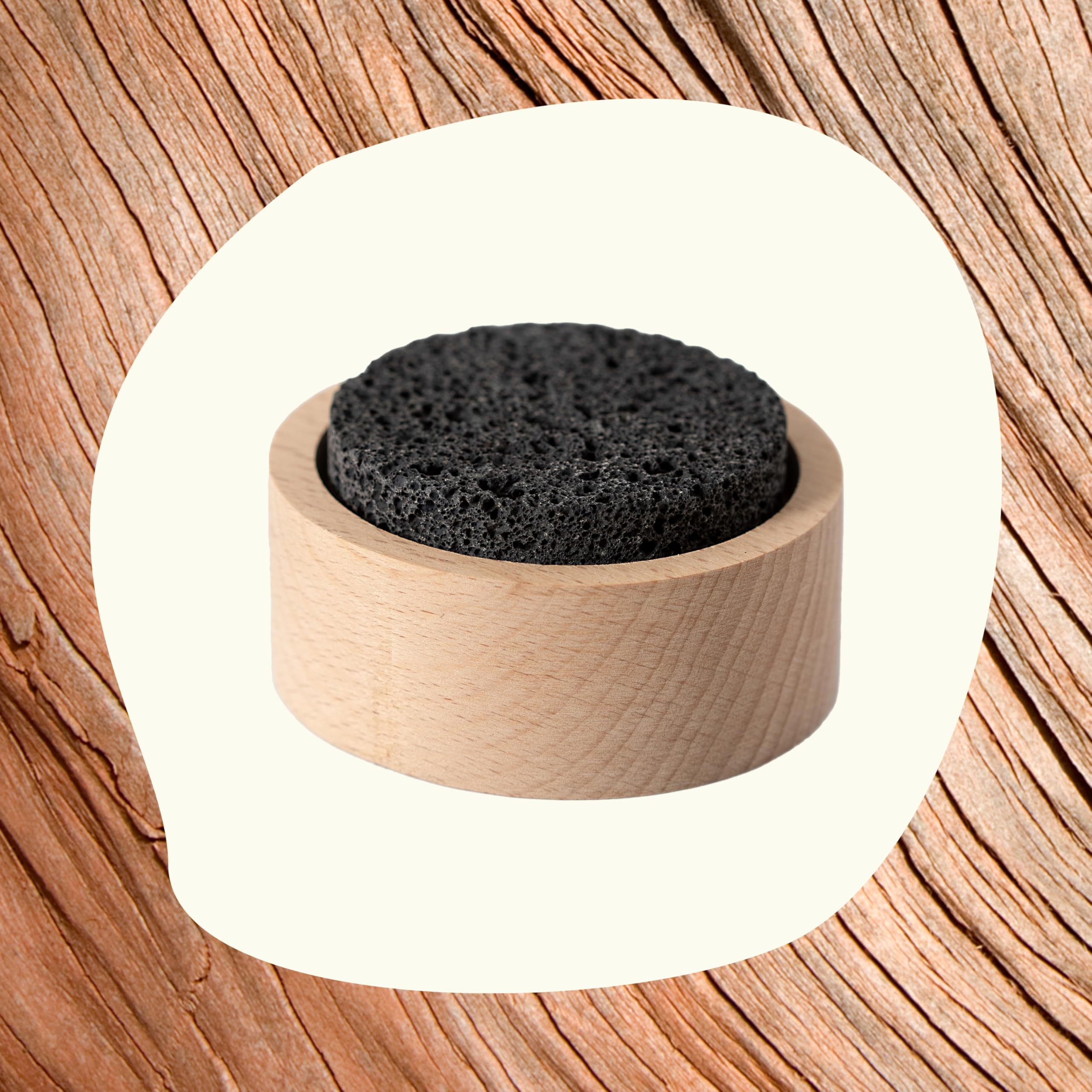 Plant Therapy lava rock diffuser in office for small-space fragrance