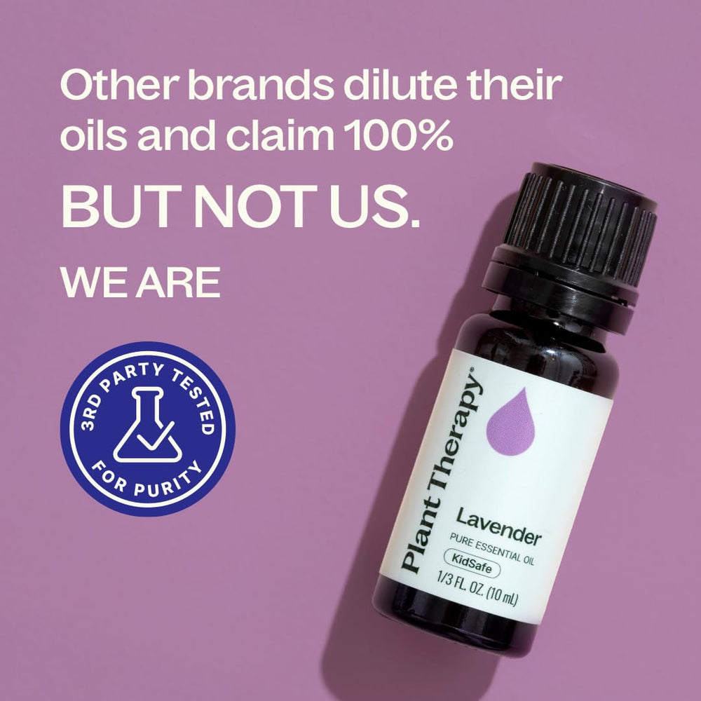 Plant Therapy Lavender Oil included in facial-care routine for softness.