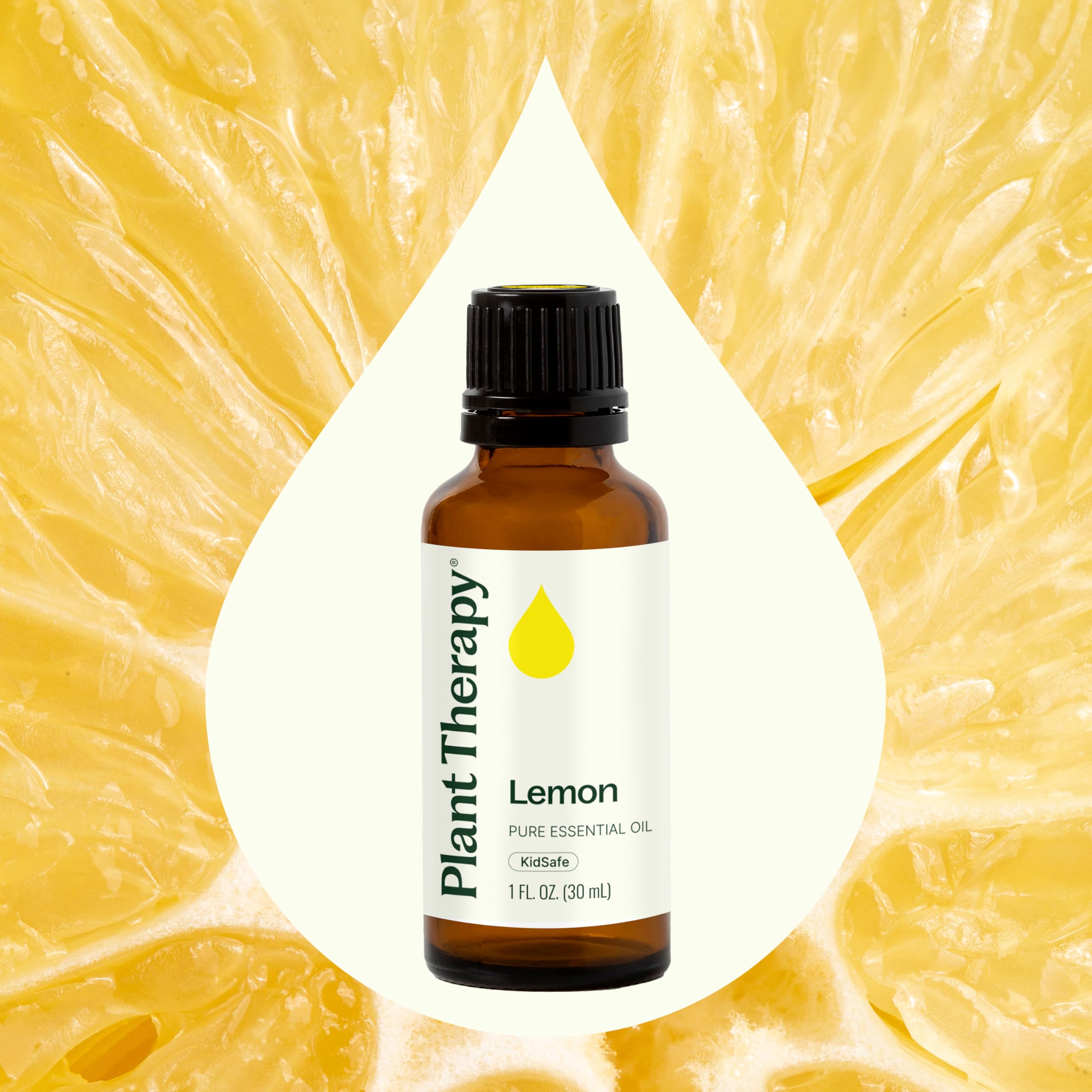 Plant Therapy Lemon Oil diffuser drops ready to energize rooms