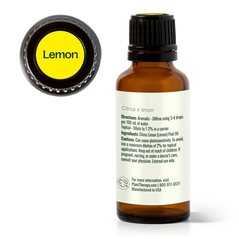 Plant Therapy Lemon Oil suitable for skin-care blends