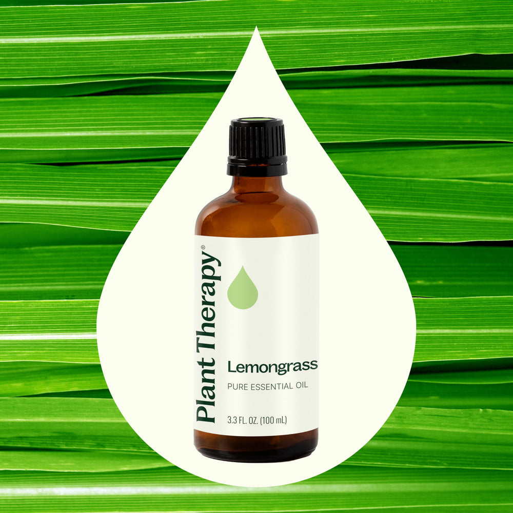 Plant Therapy Lemongrass oil batch report highlighting GC-MS testing
