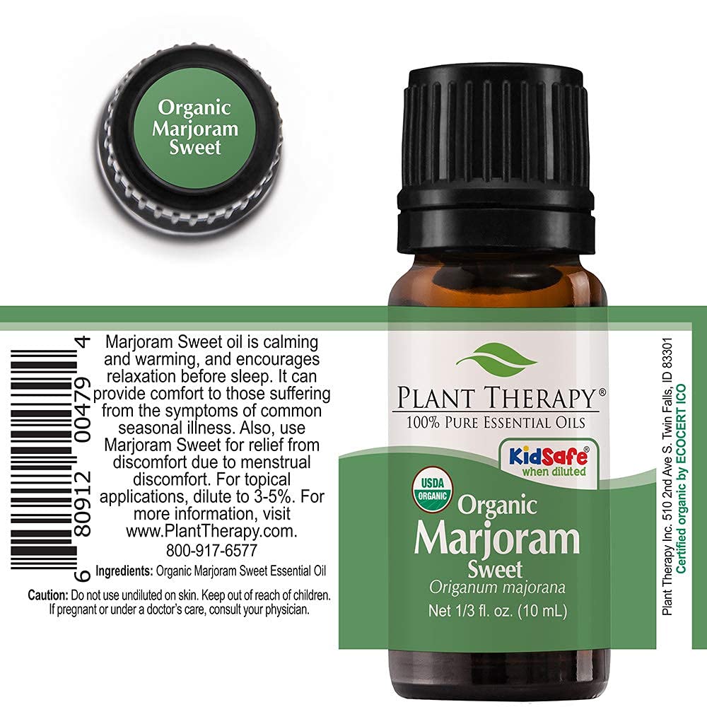 Plant Therapy Marjoram Sweet support from certified aromatherapists.