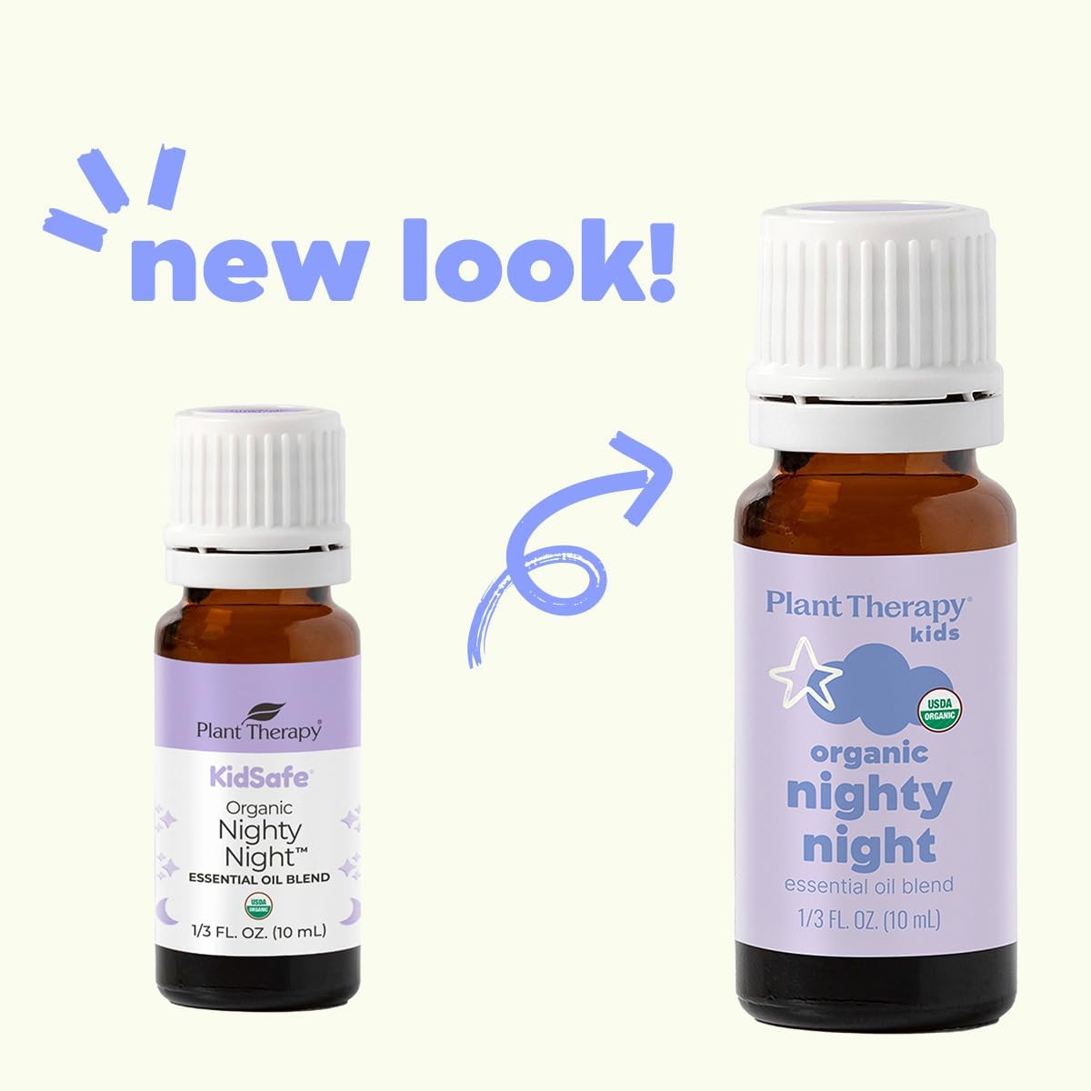 Plant Therapy Nighty Night diffuser in use promoting peaceful sleep.