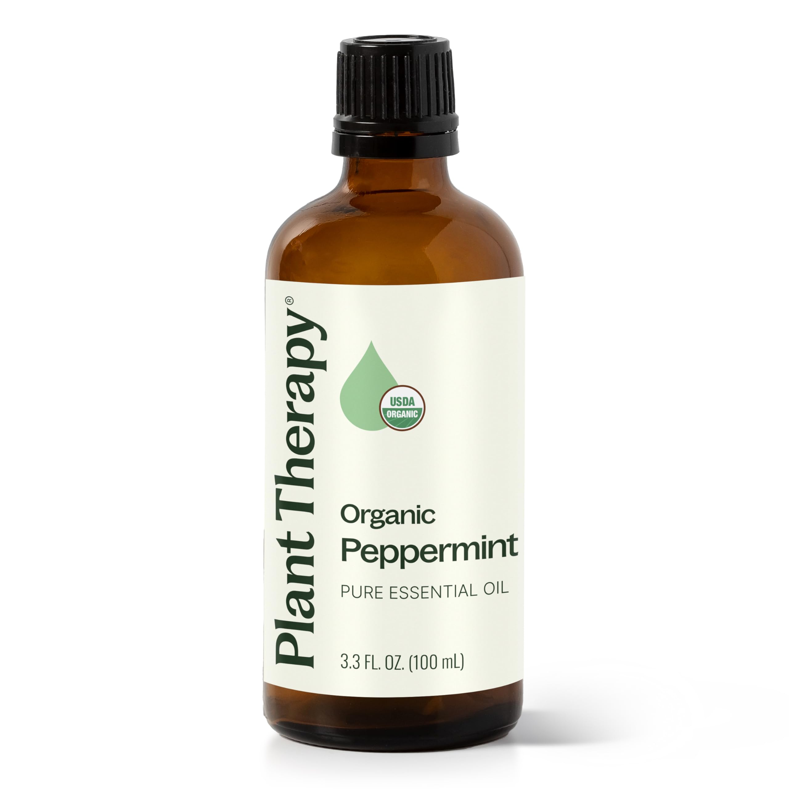 Plant Therapy peppermint oil bottle with pure aroma for diffusers