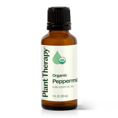 Plant Therapy peppermint oil with diffuser for energy-boosting aroma