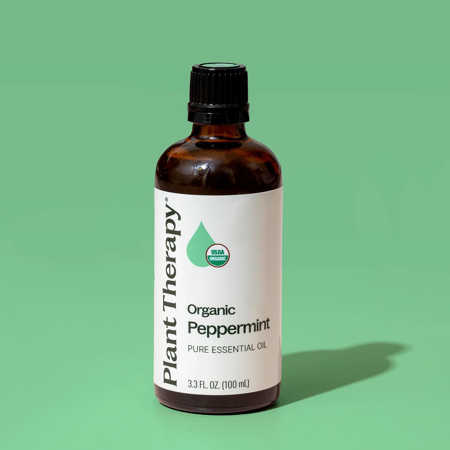 Plant Therapy peppermint oil applied to skin for refreshing care