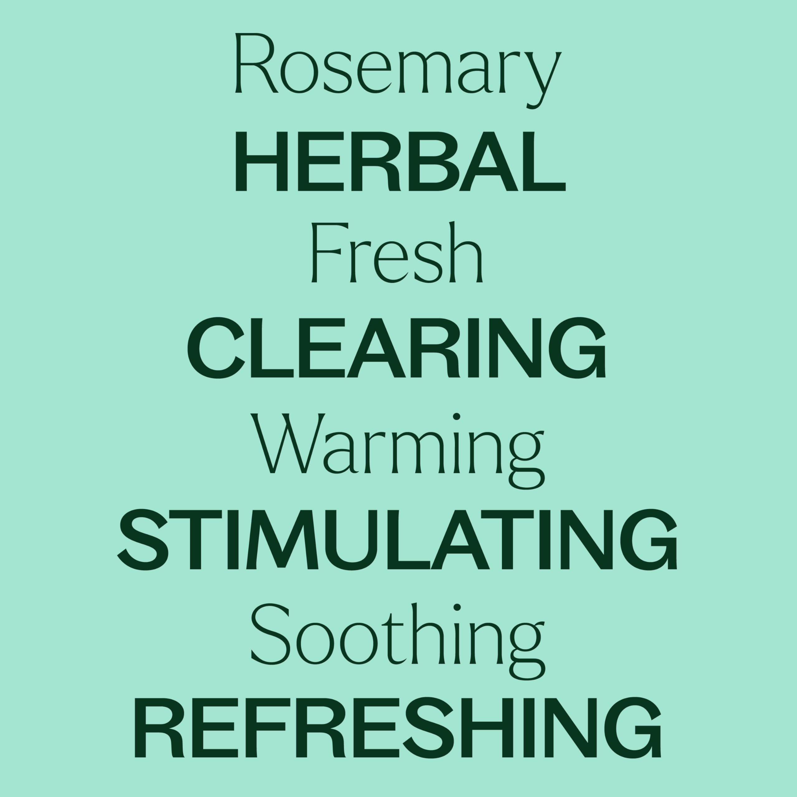 Close-up of Plant Therapy rosemary oil bottle with label.