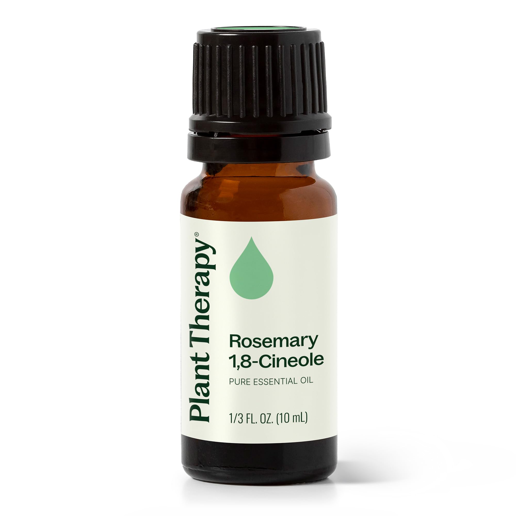 Plant Therapy Rosemary Oil bottle for hair growth and scalp health.
