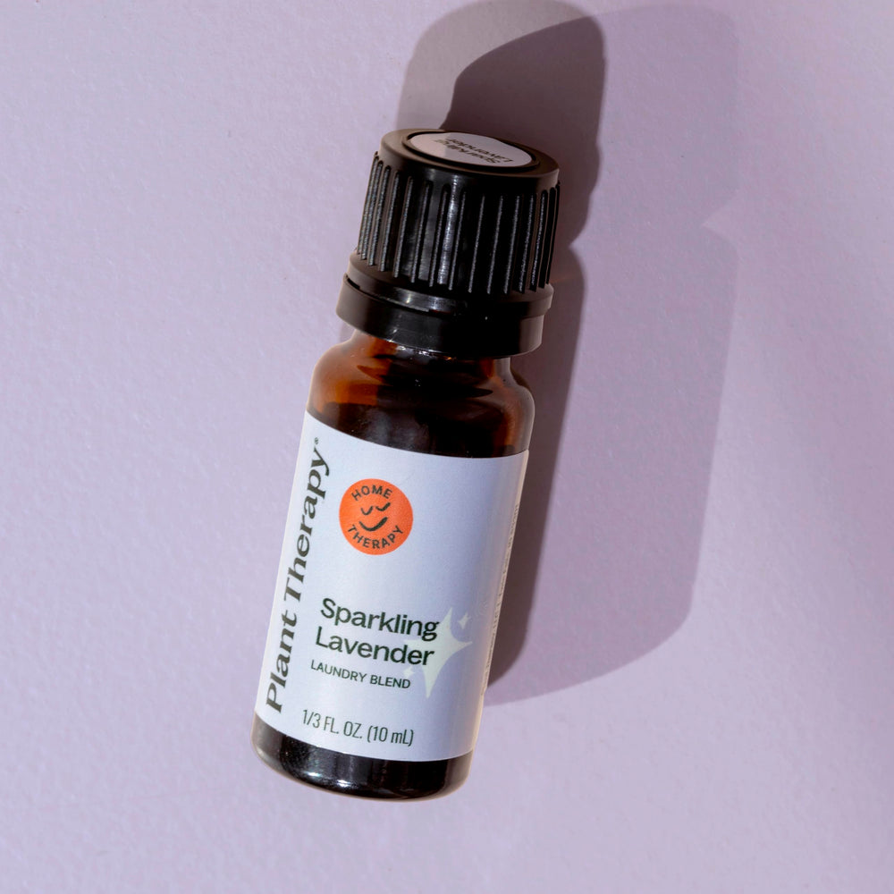 Plant Therapy Sparkling Lavender, patchouli para un fondo terroso y equilibrado.